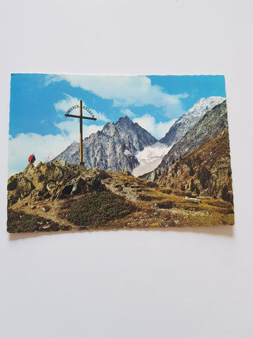AK Heldenkreuz am Stallersattel mit Wildgall und Hochgall.