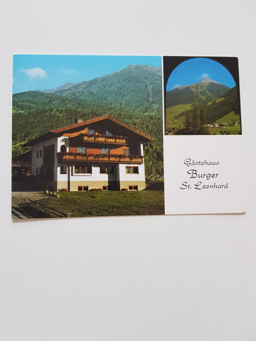 AK Gästehaus Burger. Bes. Günter und Sigrid Burger. St. Leonhard. St. Jakob i. Def.