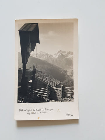 AK Blick von Tegisch bei St. Jakob in Defereggen auf die Rot- u. Weißspitze.