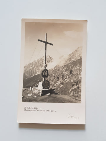 AK St. Jakob in Defereggen. Heldenkreuz am Stallersattel.
