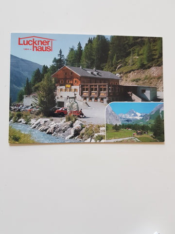AK Alpengasthof Lucknerhaus. Fam. Oberlohr. Kals.