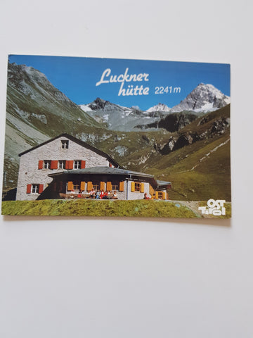 AK Lucknerhütte gegen Großglockner. Kals.