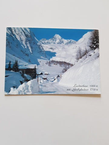 AK Lucknerhaus mit Großglockner. Kals.