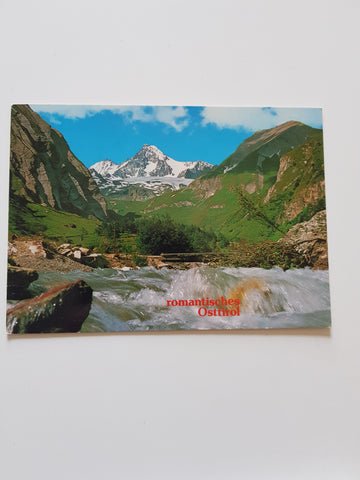 AK Das malerische Ködnitztal mit dem Großglockner. Zufahrt von Kals.