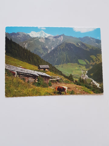 AK Bergsteigerdorf Kals mit Ködnitztal und Großglockner.