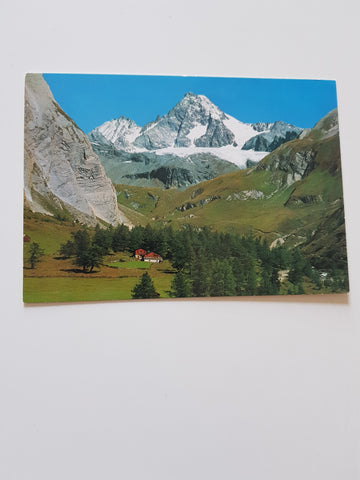 AK Blick vom Ködnitztal bei Kals auf den Großglockner.