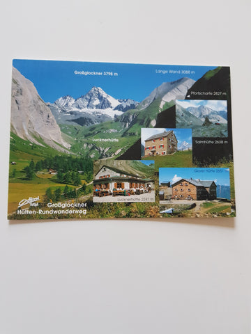 AK Großglockner. Hütten Rundwanderweg.