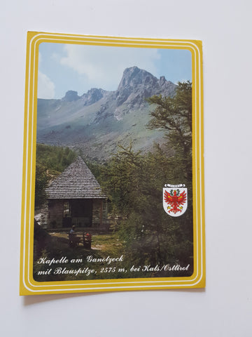 AK Kapelle am Ganotzeck mit Blauspitze bei Kals.