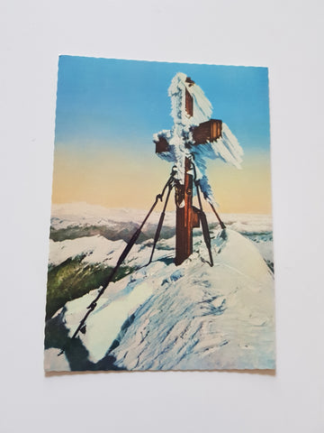 AK Gifpelkreuz am Großglockner.