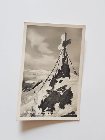 AK Glockner Gipfelkreuz. Blick auf Venediger.
