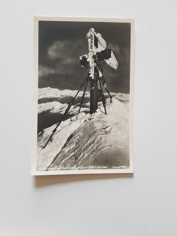 AK Kaiserkreuz auf dem Großglockner.