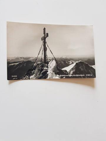 AK Gipfelkreuz am Großglockner.