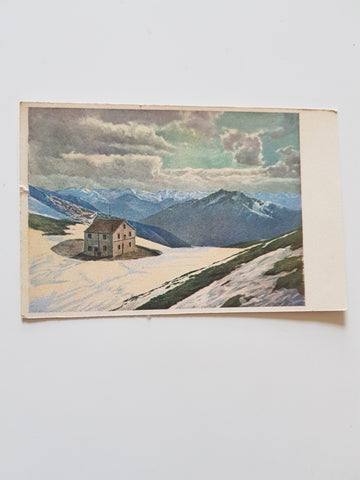 AK Glorerhütte am Bergertörl in der südl. Glocknergruppe.