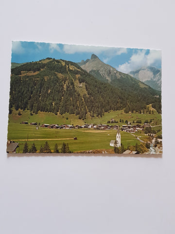 AK Kals am Großglockner. Blick auf Großdorf gegen Sessellift Glocknerblick und Blauspitze.
