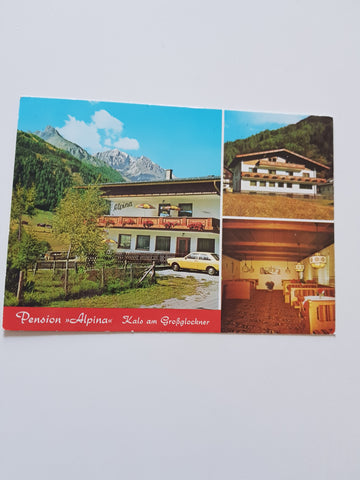 AK Kals am Großglockner. Pension Alpina. Ködnitz 40.