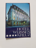 AK Bregenz Hotel Weisses Kreuz. Römerstraße 5.