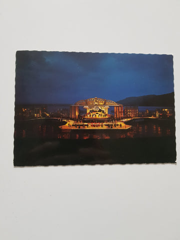 AK Bregenzer Festspiele 1968. Spiel auf dem See Die lustige Witwe. Operette von Franz Lehar.