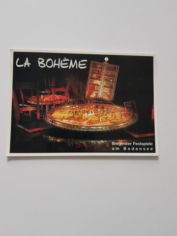 AK Bregenzer Festspiele am Bodensee 2001 und 2002. La Boheme.
