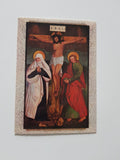 AK Abteikirche Mehrerau - Bregenz. Seitenaltar Kreuzigung Anf. 16. Jh. Bodenseemeister unbek.