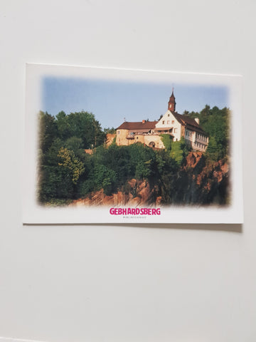 Werbe-AK Bregenz. Gebhardsberg. Burg-Restaurant.