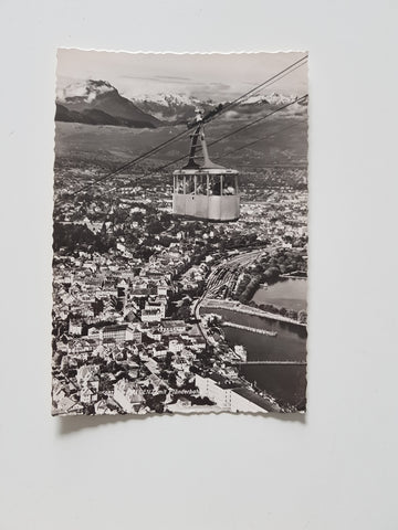 AK Bregenz mit Pfänderbahn.