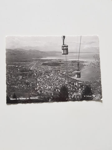 AK Bregenz mit Pfänderbahn.