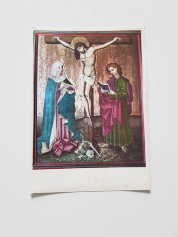 AK Flügelaltar (Ausschnitt) aus dem 16. Jh. im Dominikanerinnenkloster Adelhausen. (Ursprungskloster der Schwestern von Marienberg-Bregenz)