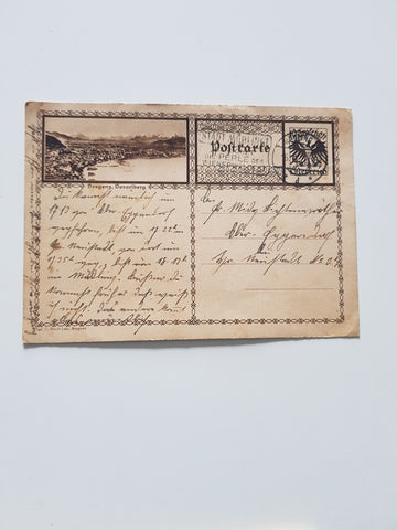 Postkarte Bregenz.