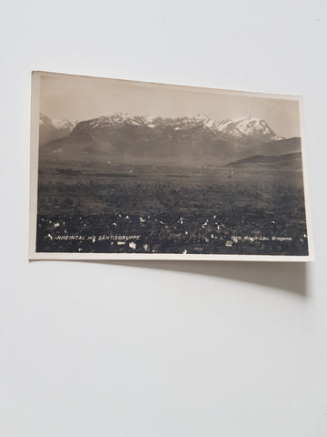 AK Rheintal mit Säntisgruppe.