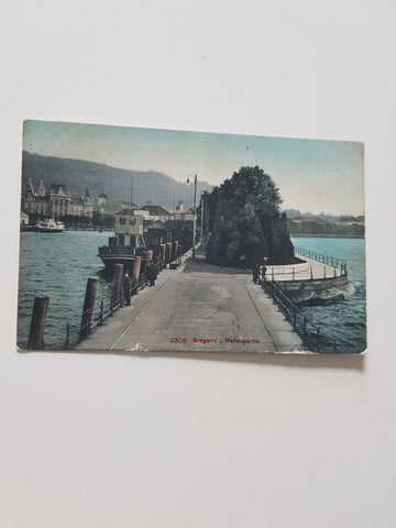 AK Bregenz. Hafenpartie.