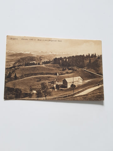 AK Bregenz. Pfänder. Blick in den Bregenzer Wald.