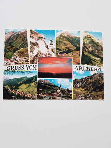 AK Gruß vom Arlberg.