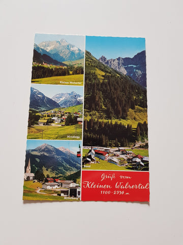 AK Gruß vom Kleinen Walsertal.