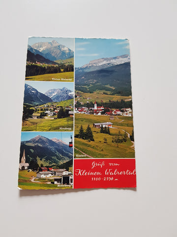 AK Gruß vom Kleinen Walsertal.