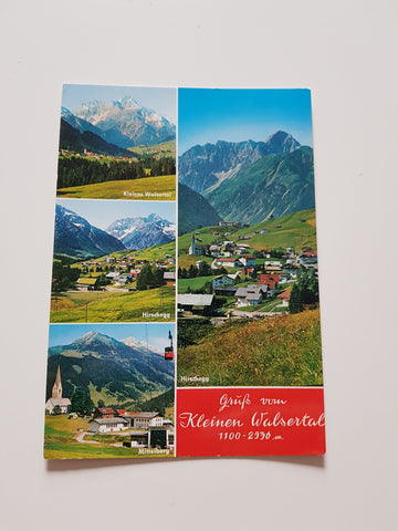 AK Gruß vom Kleinen Walsertal.