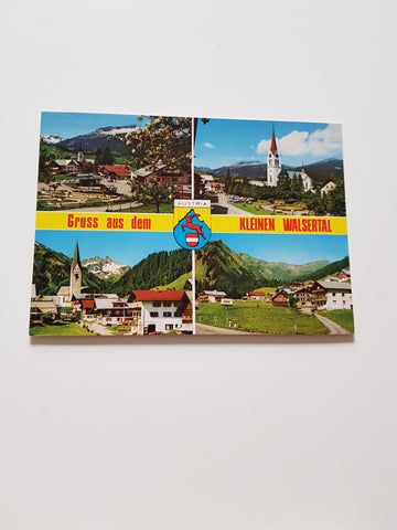 AK Gruss aus dem Kleinen Walsertal.