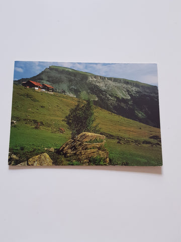AK Schwarzwasserhütte mit Hoher Ifen. Kleinwalsertal.