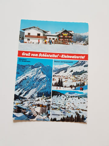 AK Gruß vom Schöntalhof. Kleinwalsertal.