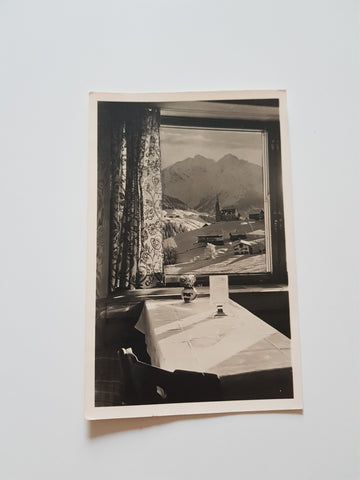AK Hirschegg. Hotel Alpina Speisesaal.