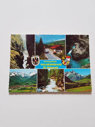 AK Grenzgasthaus. Walserschanz. Kleines Walsertal.