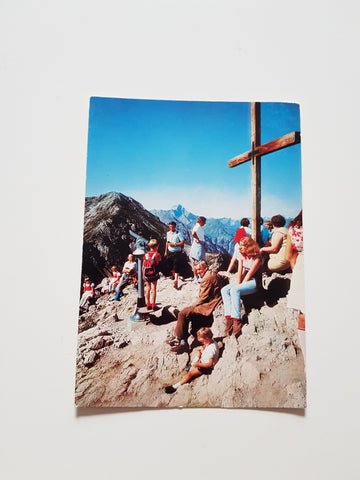 AK Kleinwalsertal. Gipfelkreuz Kanzelwand.