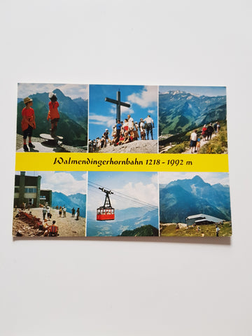 AK Walmendingerhorn-Bahn. Kleinwalsertal. Mittelberg.
