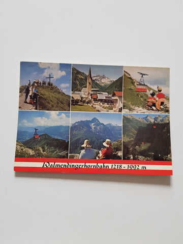 AK Walmendingerhorn-Bahn. Kleinwalsertal. Mittelberg.