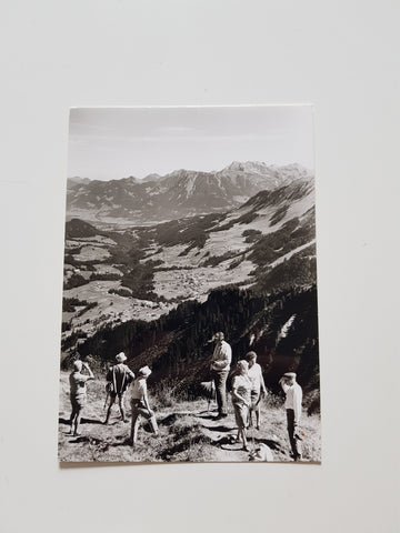 AK Walmendingerhorn. Mittelberg Kleinwalsertal. Gipfelpanorama.