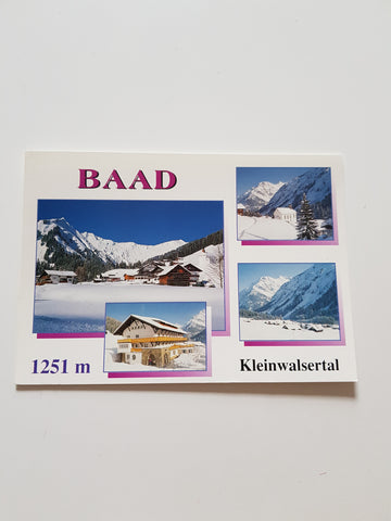 AK Baad. Kleines Walsertal.