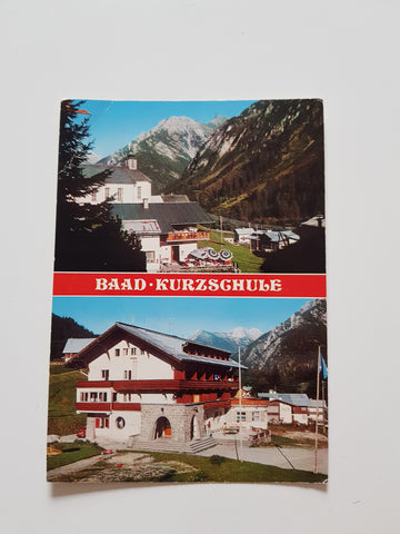 AK Baad. Kleines Walsertal. Kurzschule.