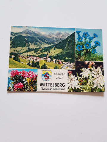 AK Grüße aus Mittelberg. Kleinwalsertal.