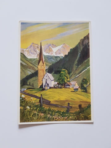 AK Mittelberg mit Schafalpköpfen. Kleinwalsertal. Jörg Willand/Hirschegg.