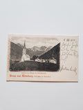AK Gruss aus Mittelberg im Walserthal. Gelaufen 1900.