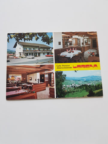 AK Alberschwende. Cafe Pension Lorena. Bes.: Fam. Oberhauser.